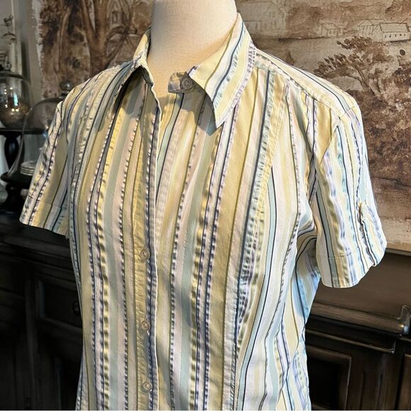 Vintage Ribbon Blouse/Shirt by New York & Company size XL - Picture 2 of 8